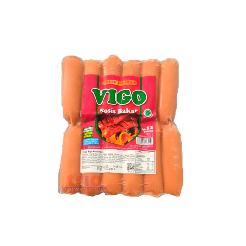 Vigo Sosis Bakar Bratwurst Sapi dan Ayam isi 12 pcs dan 7 pcs