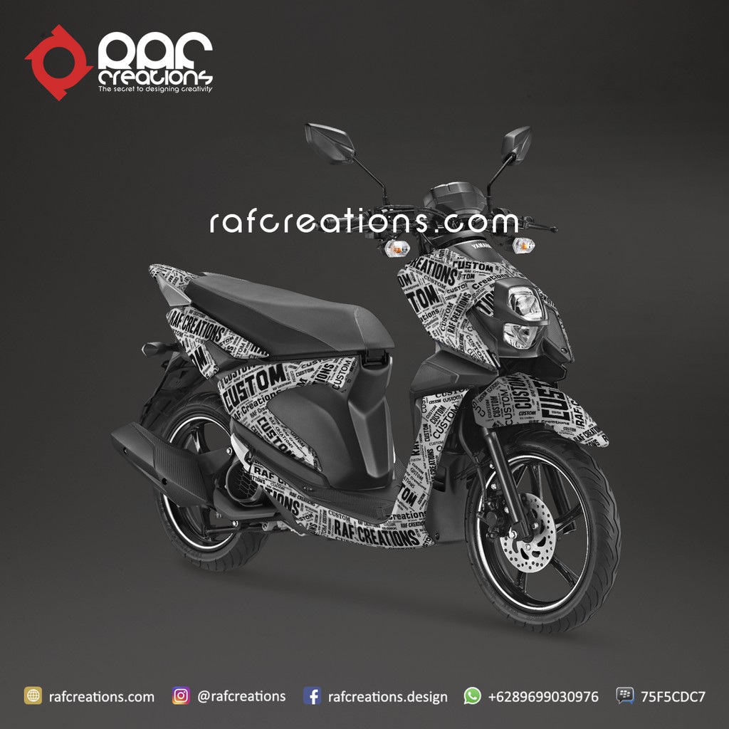 Decal/Sticker Yamaha XRide 125 Custom | Y-XR125-CSM