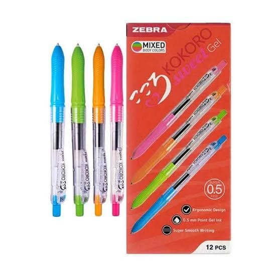 

Pulpen Zebra Kokoro Sweet Uk. 0.5 Perlusin promo