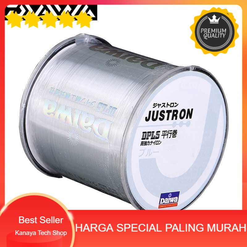 Jual Senar Tali Benang Pancing Nylon Series Braided 300M DPLS DAIWA JUSTRON Transparant 0.6 1.0 1.2