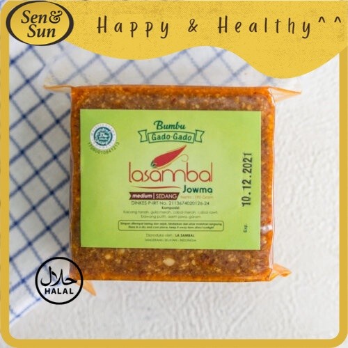 

Sen&Sun Bumbu Gado Gado Lasambal Sedang 1 pack