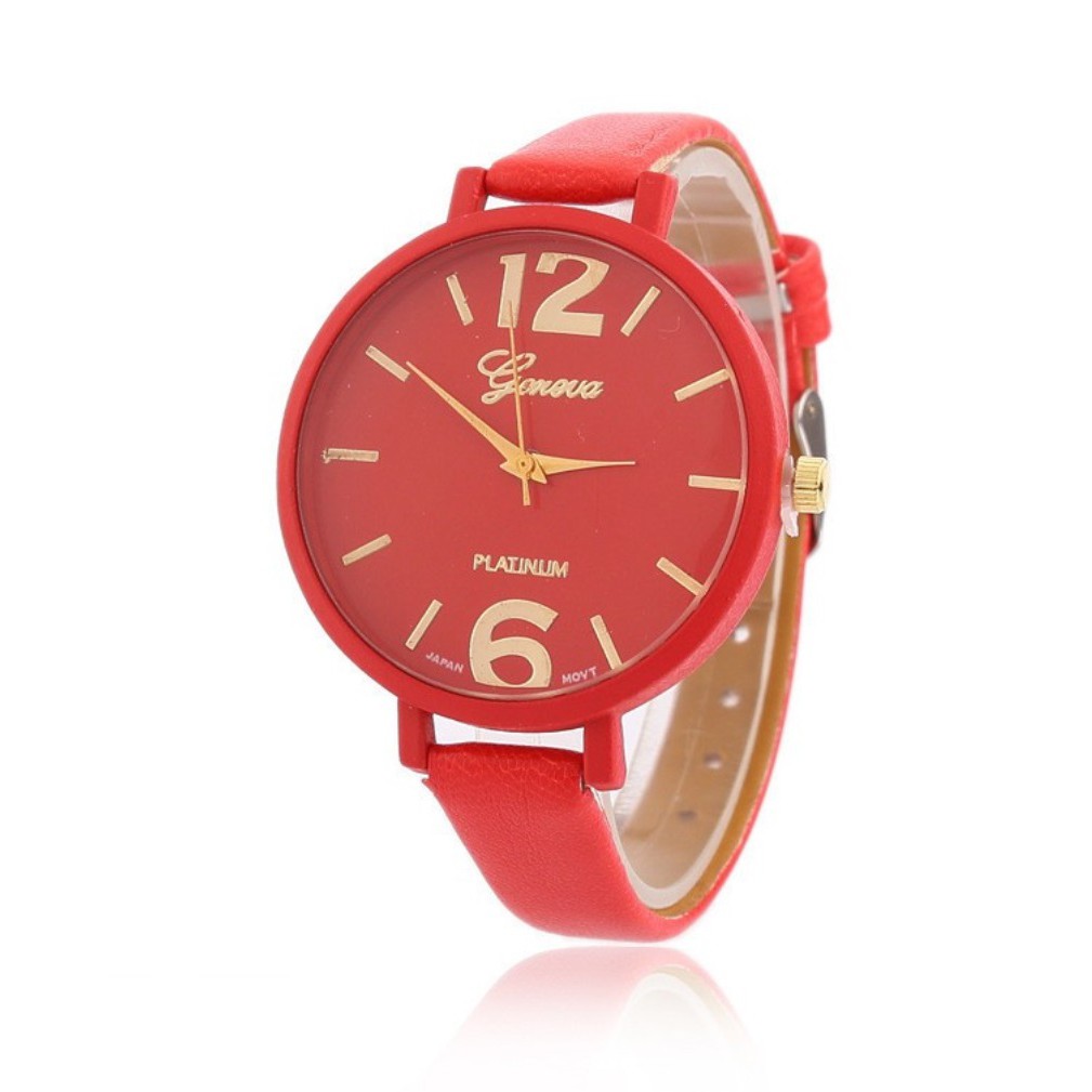 Jam Tangan Wanita Kulit BIG126 Korea Fashion Leather Ladies Women Analog Watch