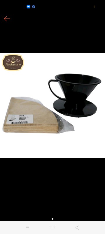 Paketan Seduh Kopi Suji V60 Plastic Dripper Penuang Kopi Size 01 Black