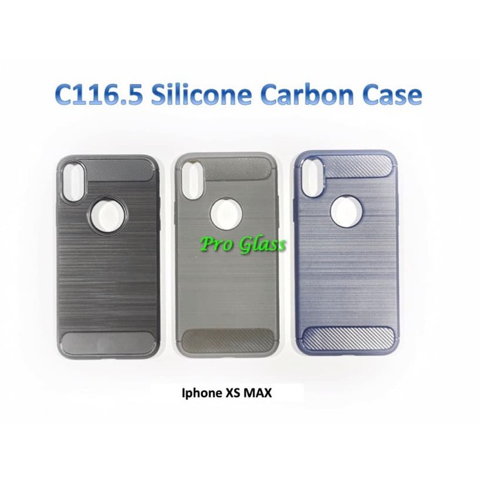 C116.5 Iphone X / XR / XS / XS MAX / 11 / 11 PRO / 11 PRO MAX Premium Carbon Silicone Case