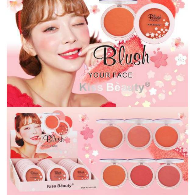 BLUSH ON KISS BEAUTY YOUR FACE NO.83422-03