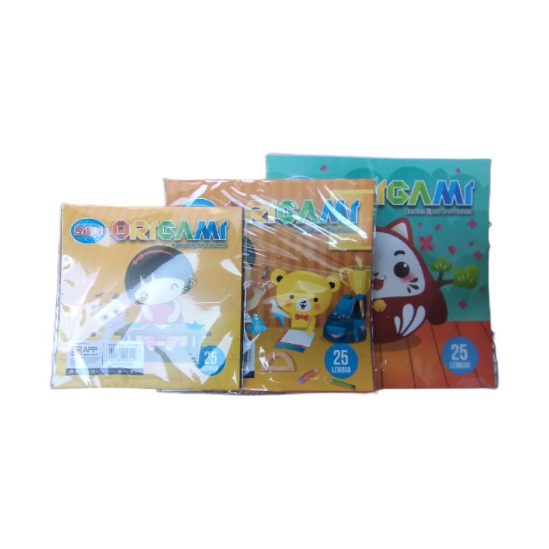 

KERTAS LIPAT/PAPER/ORIGAMI SIDU 1PAK=25LEMBAR