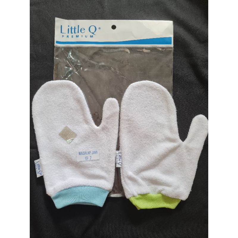 LITTLE QUEEN Waslap Jari ISI 3pcs