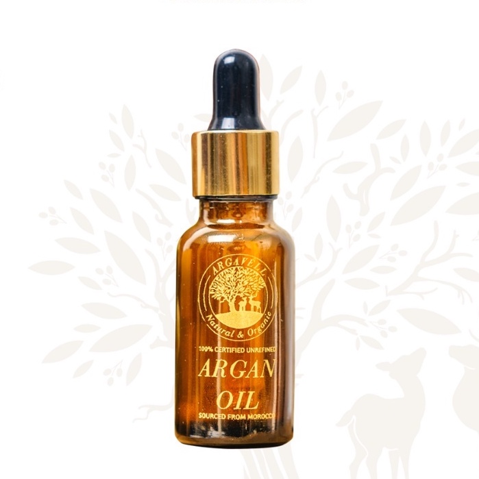 Argavell Certified Unrefined Argan Oil - 20ml - sourced from Morocco