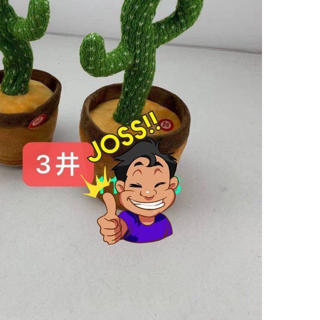 ♟ Mainan Anak Boneka KAKTUS GOYANG USB/CHARGER SQUID GAME BONUS ACC TAS Goyang Menari Bisa Bicara 12