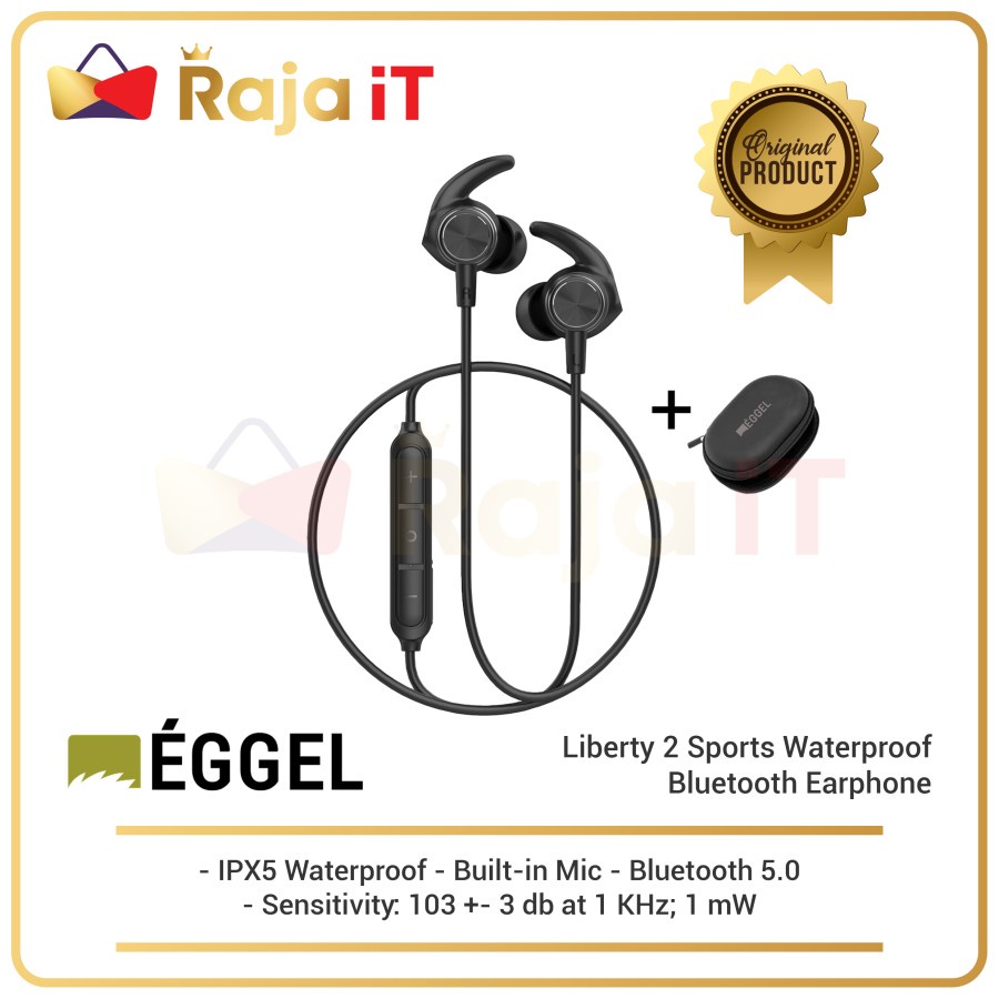 EGGEL Liberty 2 Headset Sports Waterproof Bluetooth Earphone