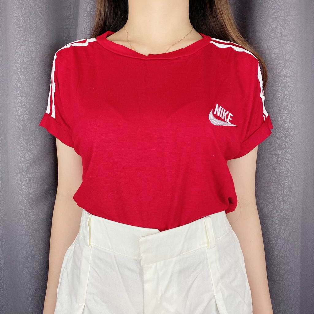 Crop Wanita CROP TOP NKE Bordir List Tangan One size