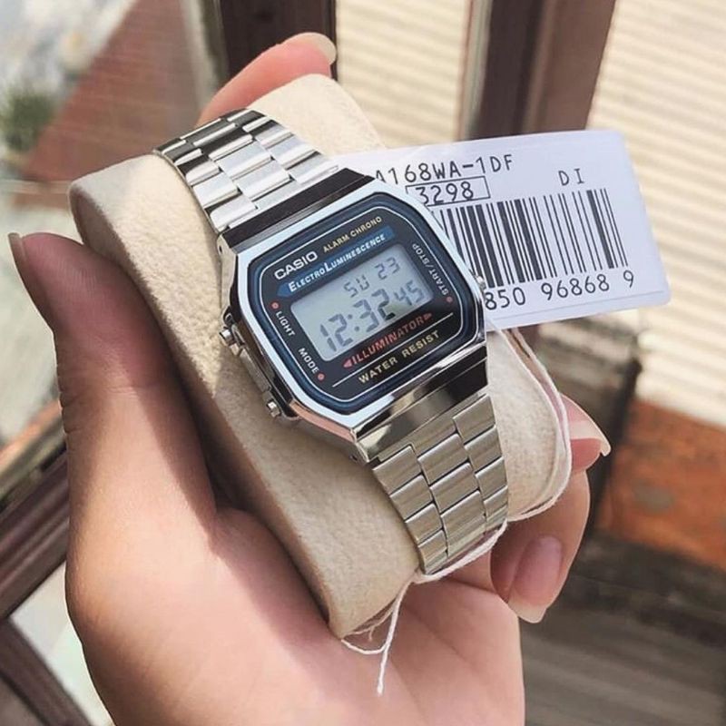 Jam tangan Casio A168 original vintage
