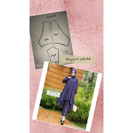 POLA INSTAN TUNIK/KEMEJA WANITA