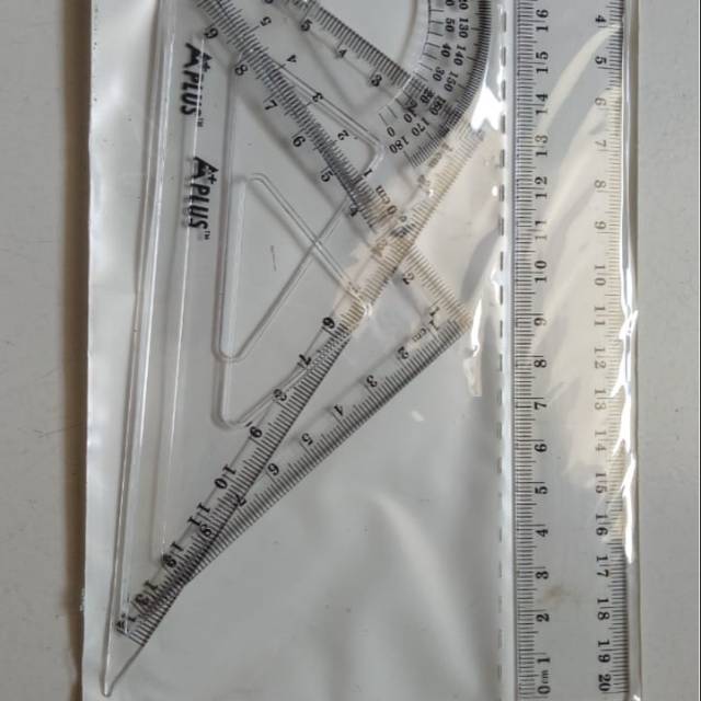 

Penggaris plastik 4in1