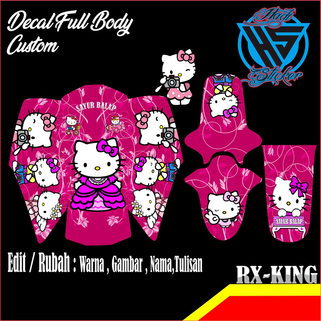 STICKER RX-KING/Decal full body