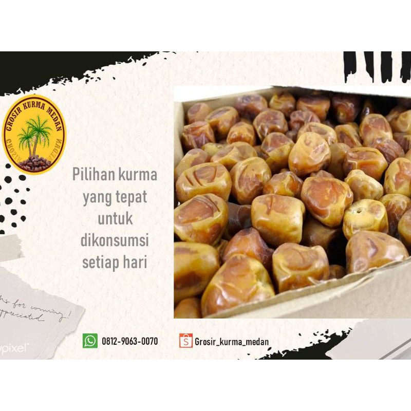 

Kurma Sukari Al Qassim 1 kg Terlaris ||| Original Fresh Food