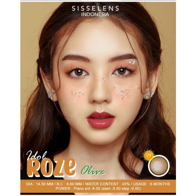 SOFTLENS - SISSELENS Idol Roze Olive - SOFTLENS NATURAL/FREE TEMPAT SOFTLENS