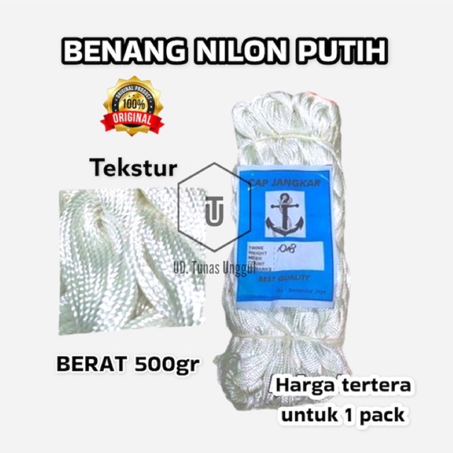 Jual Gr Benang Nilon Putih Nylon Putih Benang String Benang