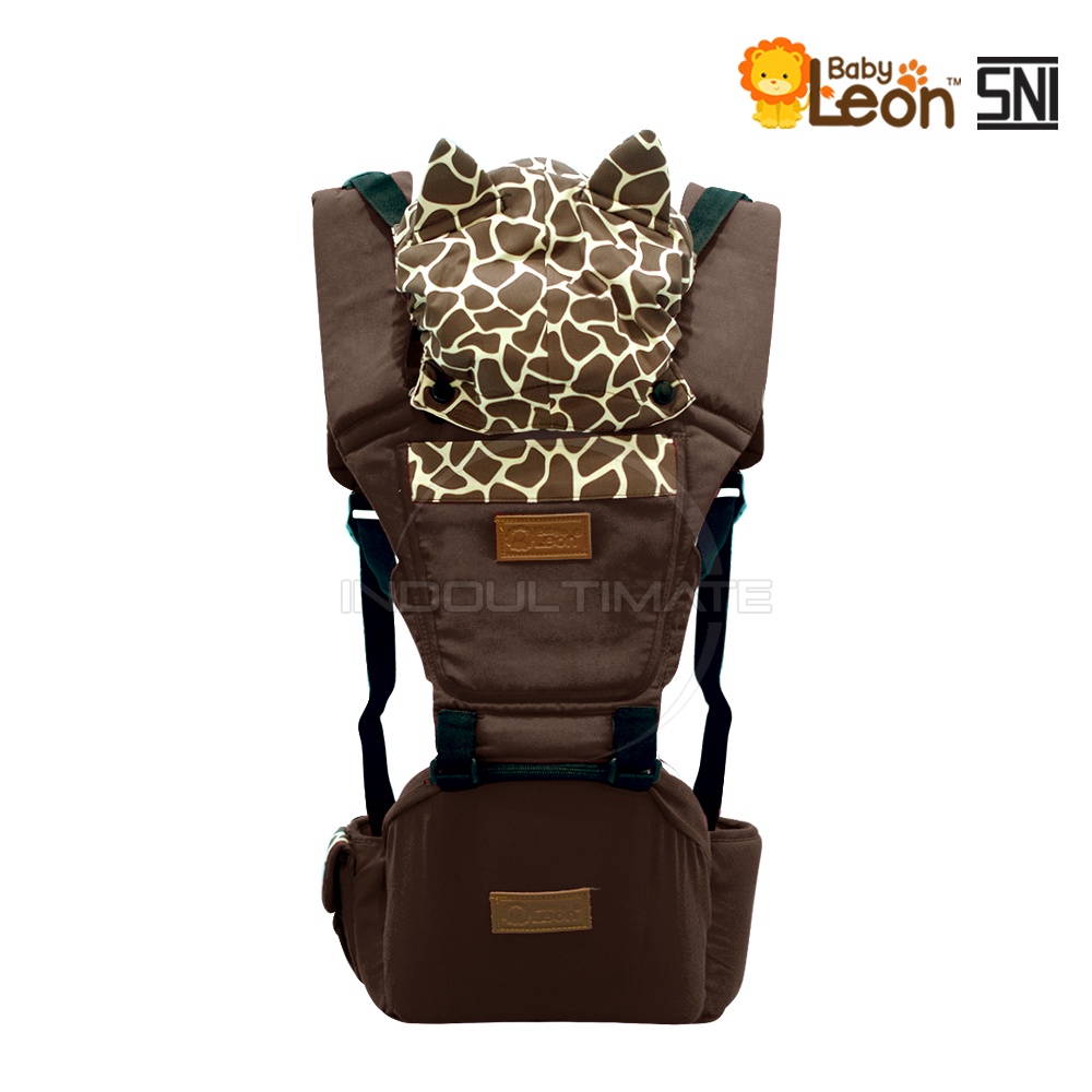 Gendongan Hipseat Bayi + Pelindung Kepala BABY LEON BY-490 Gendongan Bayi Model Terbaru BY-6088 Gendongan Bayi Depan Duduk Gendongan Bayi Samping Gendongan Multifungsi Gendongan Bayi Instan Anti Pegal Baby Carrier