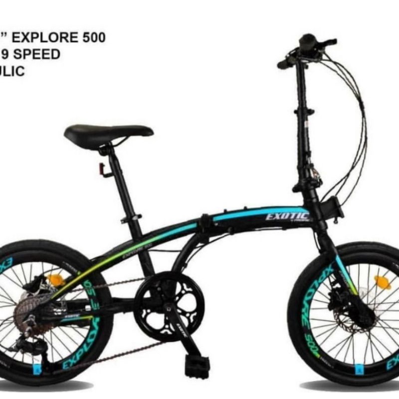 Sepeda lipat 20 Inch Exotic Explore 500 hydraulic