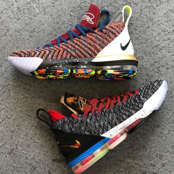 sepatu basket lebron 16