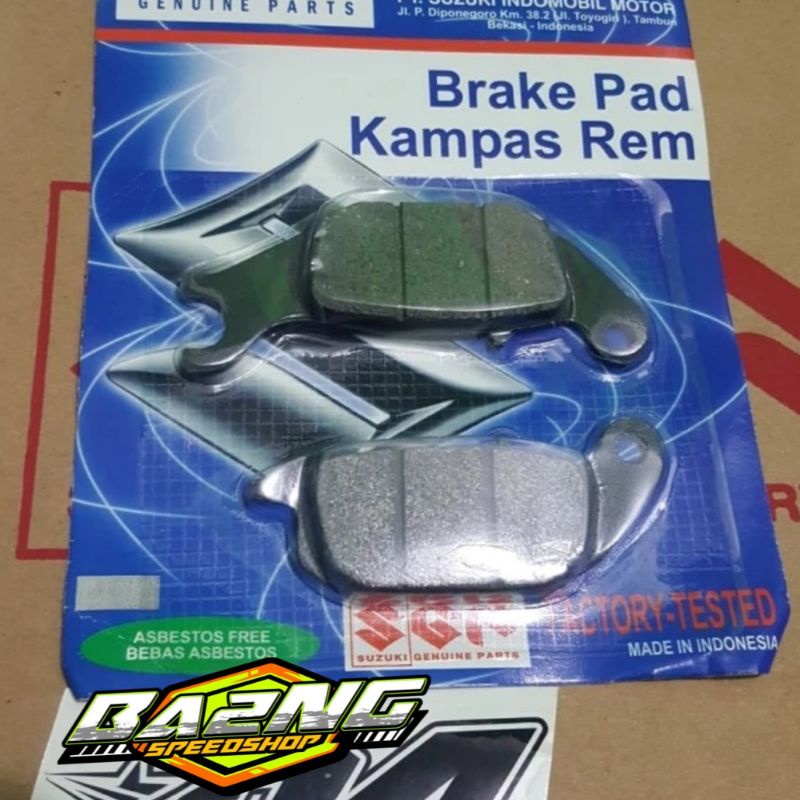 kampas rem belakang satria fu karbu original SGP