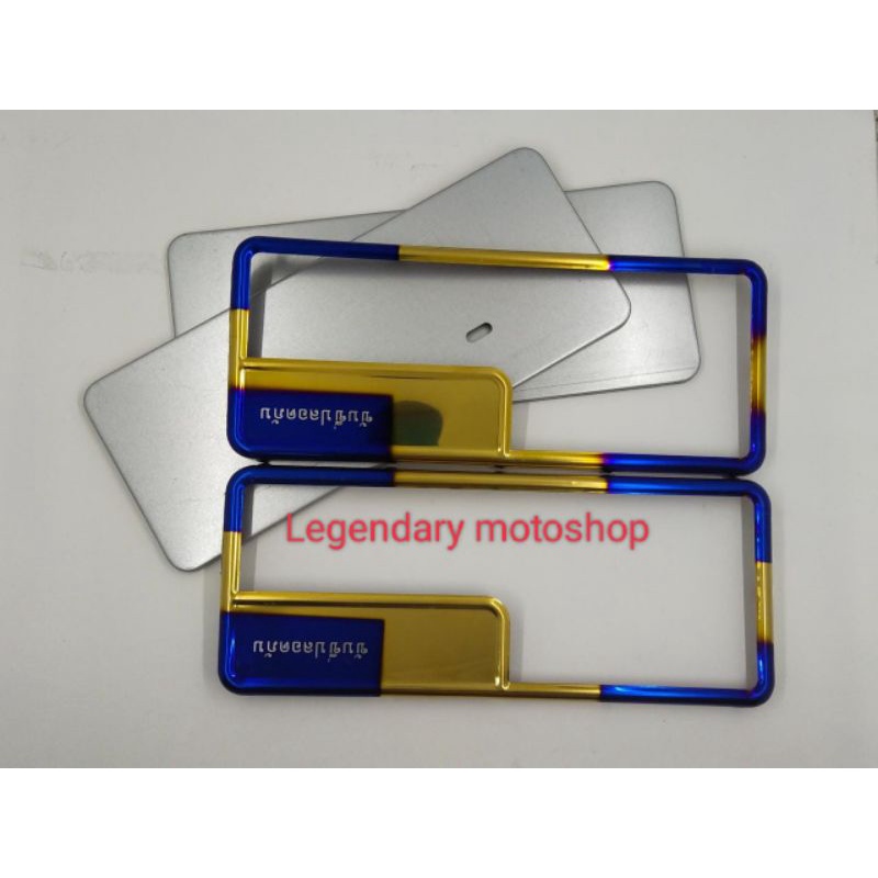 Bingkai plat nomor COVER plat nomor twotone tempat plat nomor variasi dudukan plat