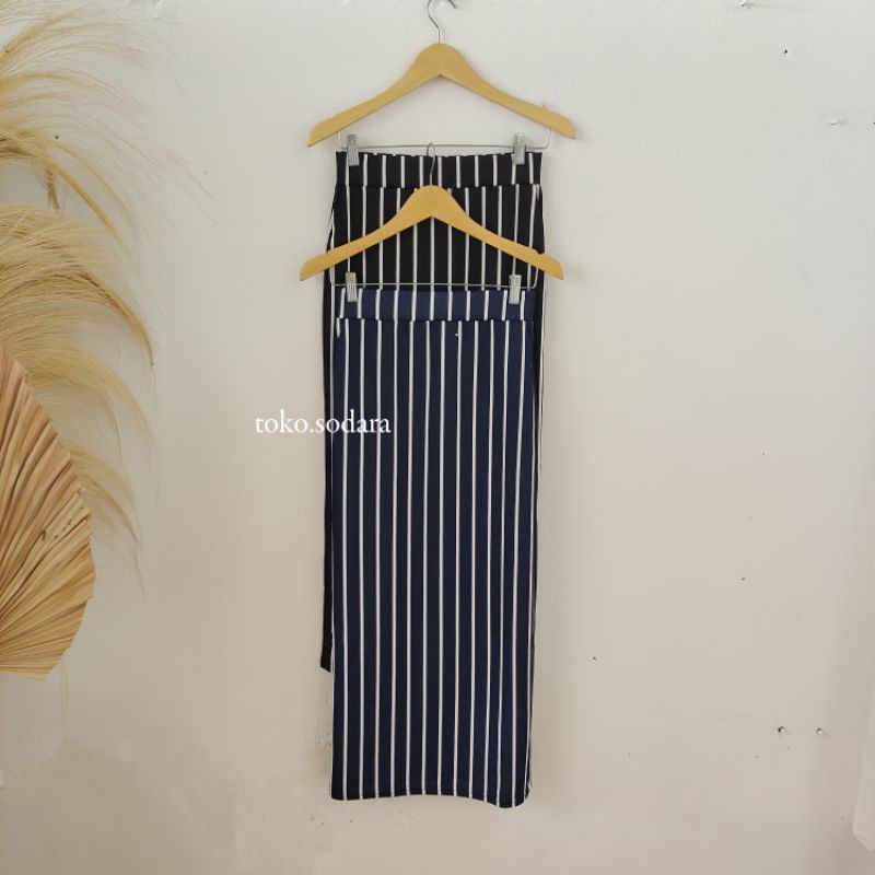 Rok Span Scuba Salur Tebal // Rok Kerja Ada Saku // Rok wanita murah