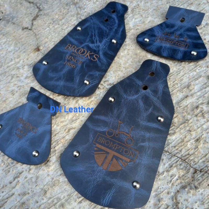 spakbor sepeda lipat / front mudguard flip genuine leather. Untuk semua sepeda lipat