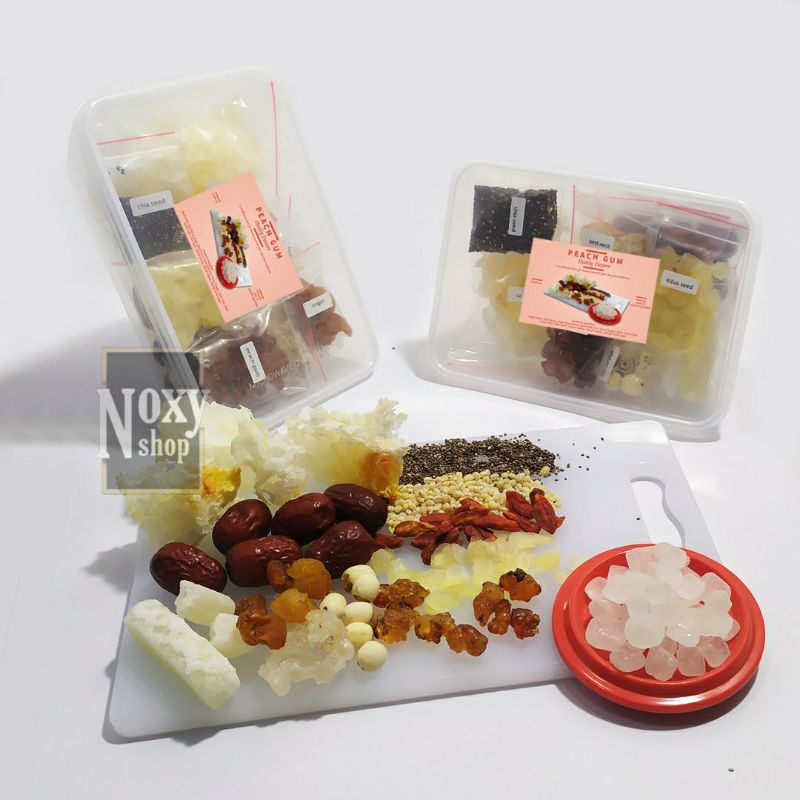 

Peach Gum Collagen Desser Halal dengan 12 Bahan Premium