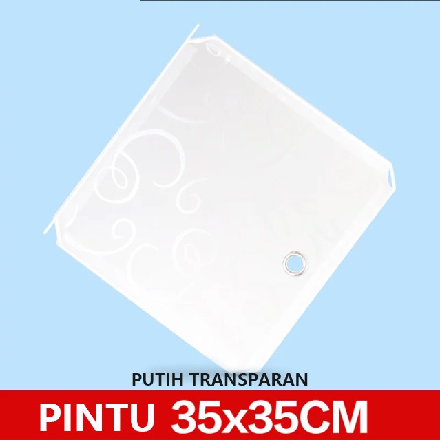 Bedola Pintu untuk lemari pakain plastik lemari baju rak susun 35*35 cm