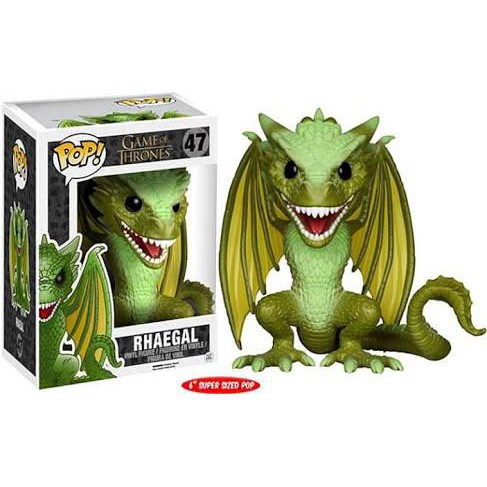 Funko Super Sized Pop Game Of Thrones - Rhaegal 6 inch