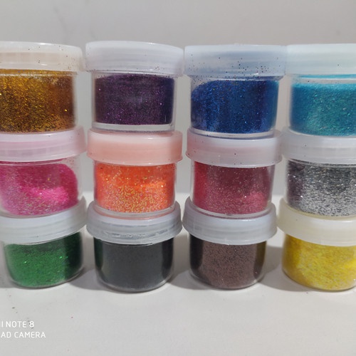 Bubuk Glitter / Serbuk Glitter Aneka Warna / Sebuk Metalik