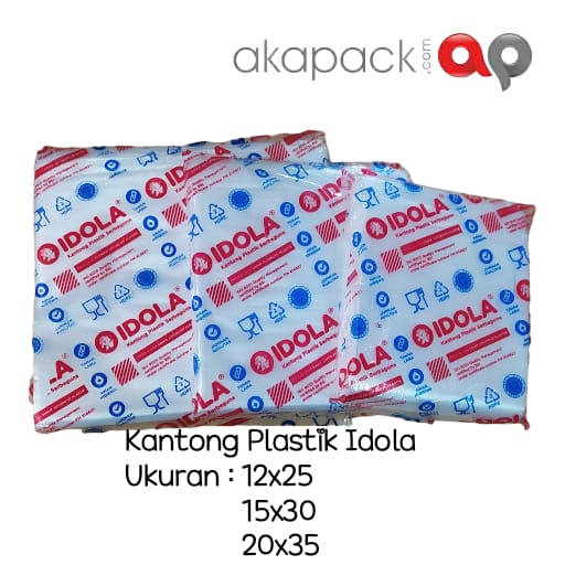 Kantong Plastik Bungkus Serbaguna Idola HDPE | Kantong Keresek IDOLA / PE Merah