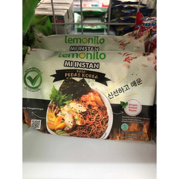 

LEMONILO MIE INSTANT PEDAS KOREA 1 PCS 85G