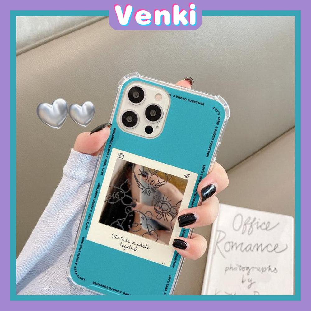 iPhone Case Acrylic HD Mirror Laser Airbag Shockproof Protection Camera Cute Cartoon Compatible For iPhone 11 iPhone 13 Pro Max iPhone 12 Pro Max iPhone 7 Plus iPhone xr xs max