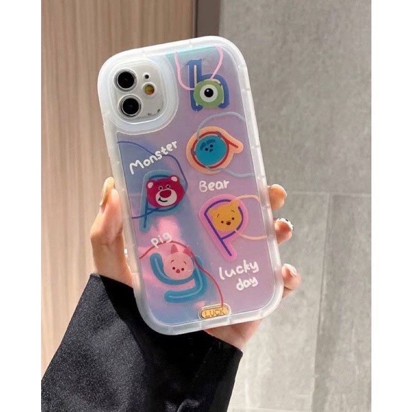 Soft Case Hp Gambar Beruang Untuk iphone 12 / 13 / 11promax / X / Xs Max / Xr