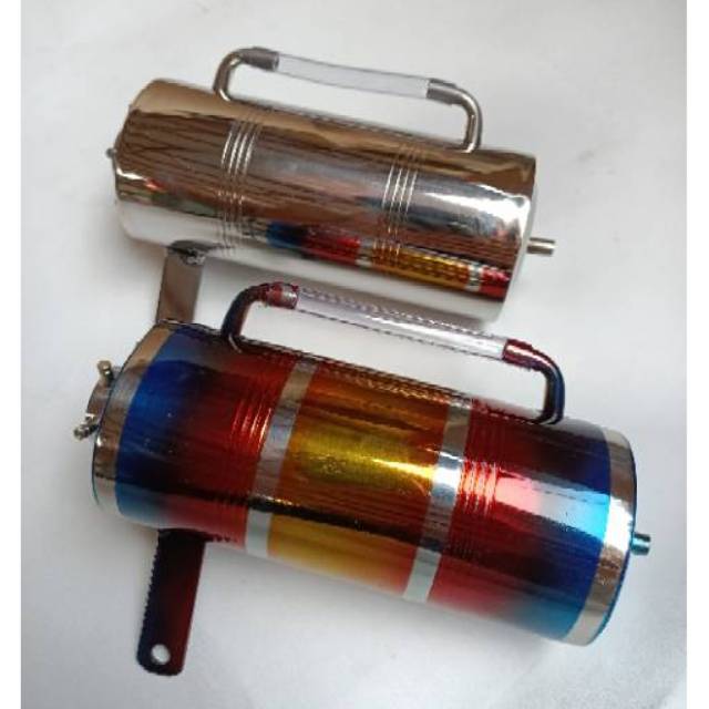 Botol Oli Samping Pelangi - Botol Air Radiator Tabung Oli Samping Rainbow Ninja R RR Satria Rxking