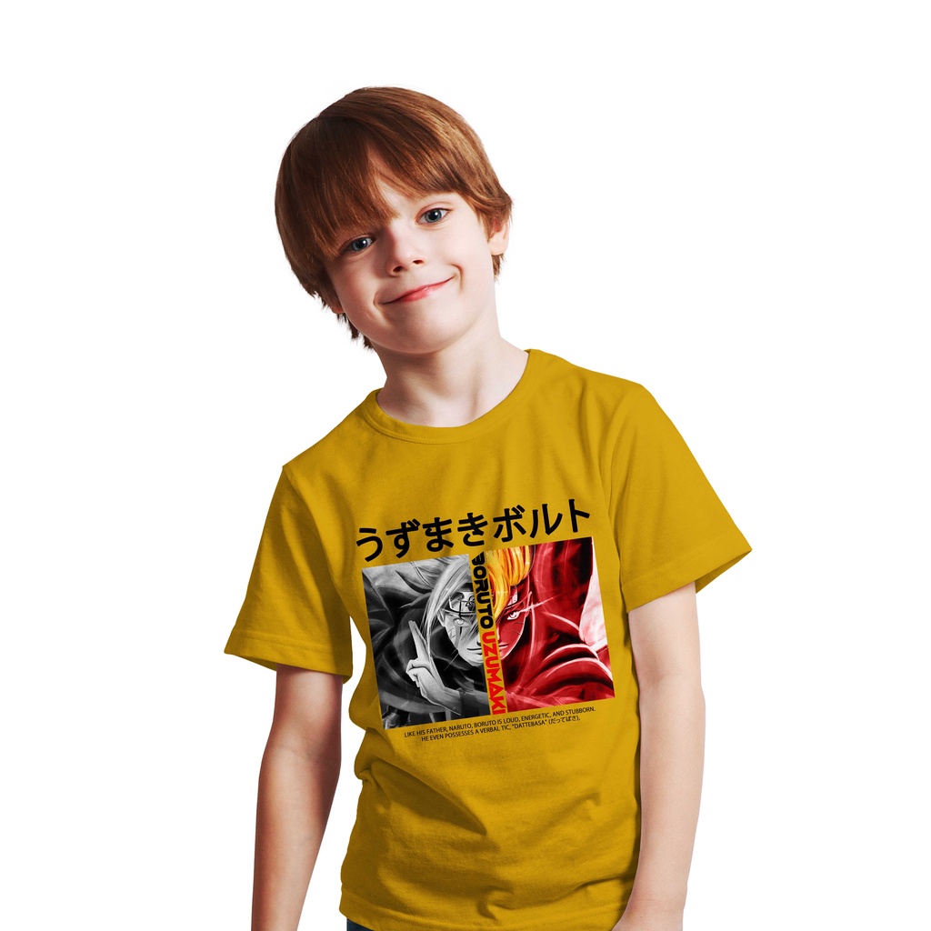 NEW T-SHIRT KIDS ANIME LOGO BORUTO UZUMAKI NARUTO PREMIUM DXPRO