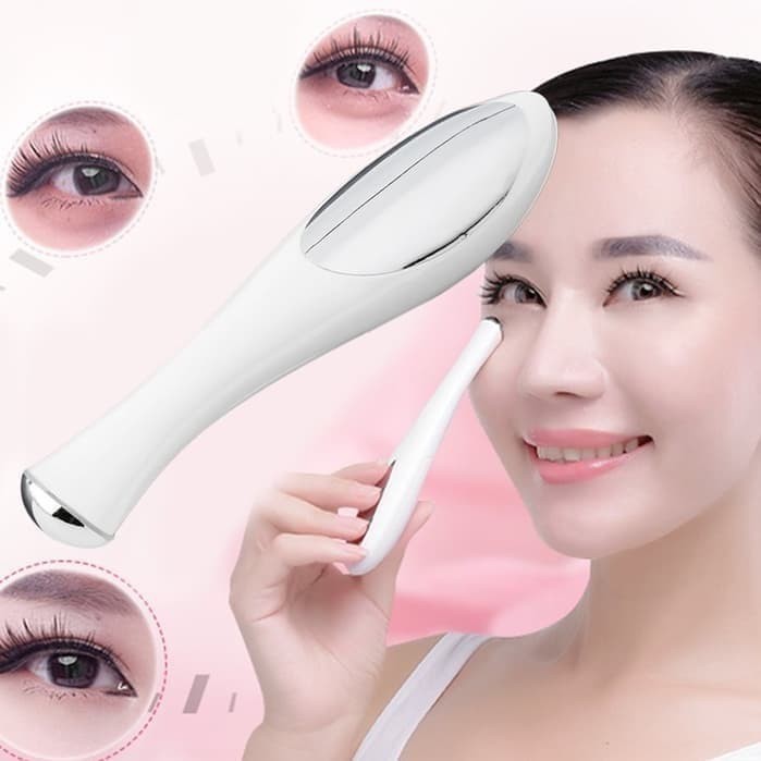 Roller Eye Massager Alat Pemijat Mata Penghilang kerutan - Putih