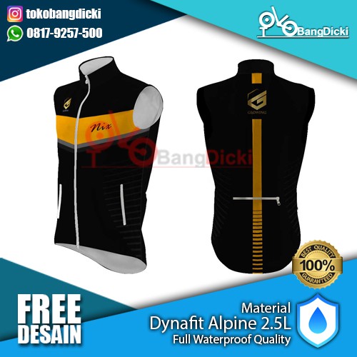 Rompi Sepeda - Cycling Vest - Kece - Keren- Waterproof