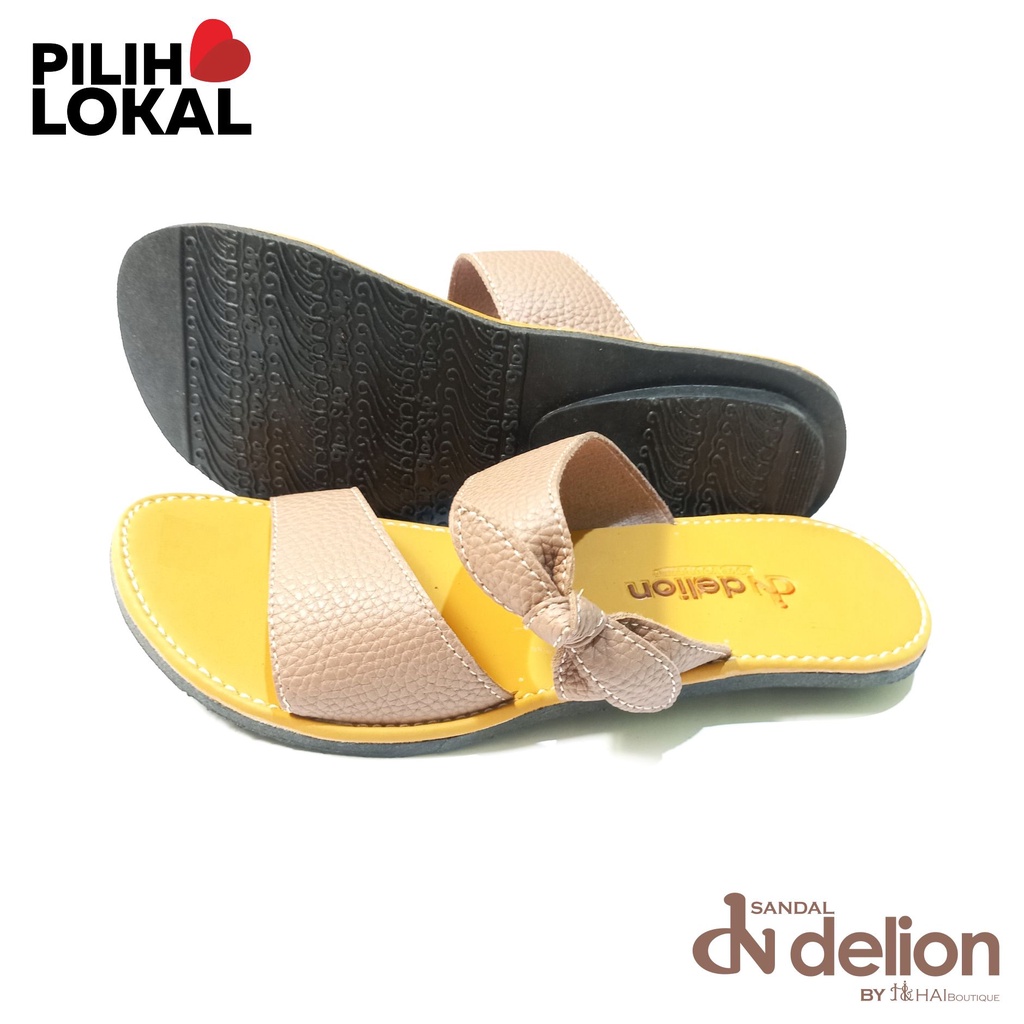 Sandal Papirut Wanita Terbaru Model Pita - Sandal Kulit Jeruk Wanita - Sandal Wanita Pita Teplek - Sandal Perempuan Remaja Kekinian - Sandal Non Slip Wanita - Sandal Lentur Empuk - Sandal Selop Wanita Ban 2 - Sandal Double Strap Wanita - Sandal Tasik