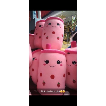 Boba jumbo varian strawberry