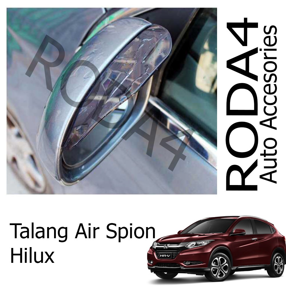 Talang Air / Mika Pelindung Spion Mobil dari Hujan (1 Set Isi 2) HRV