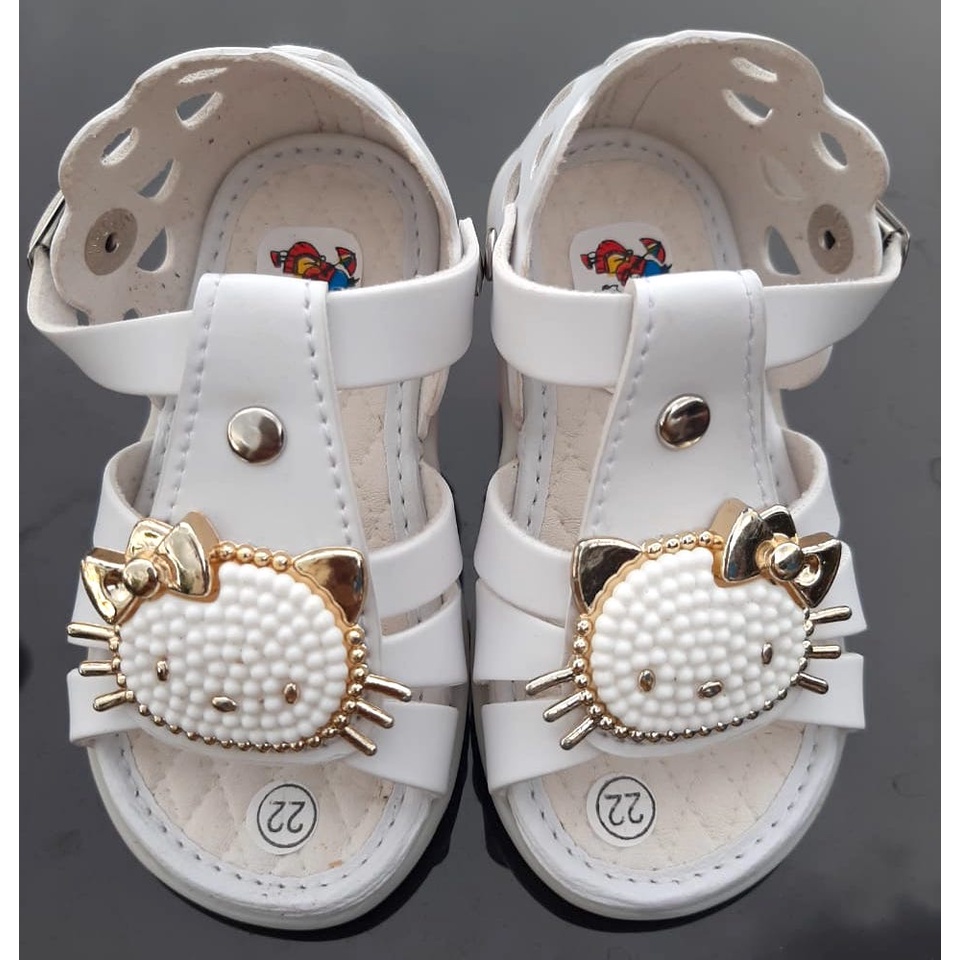 SDP02 Sepatu Sandal Anak Perempuan Umur 1 s/d 3 tahun - Hello Kitty