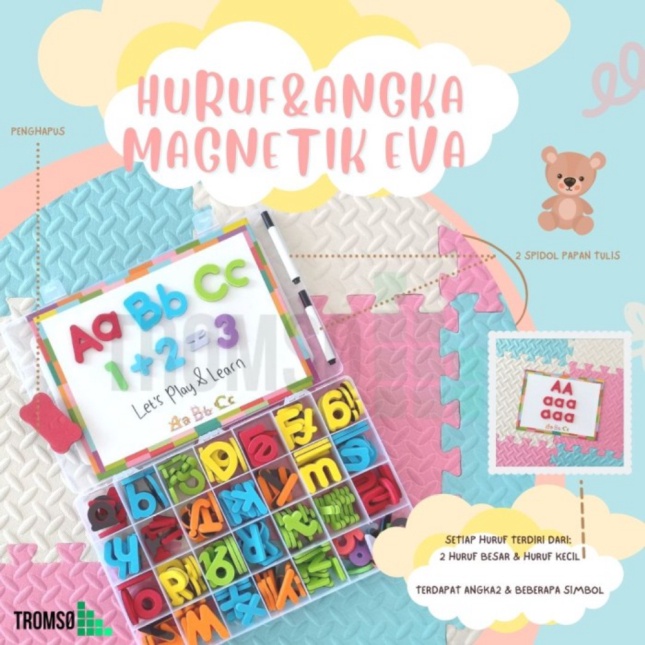 

Unik Tromso - Eva Magnectic Letters Mainan Edukasi Montessori Anak Diskon