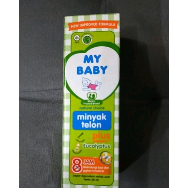 my baby minyak telon plus 8 jam 30ml