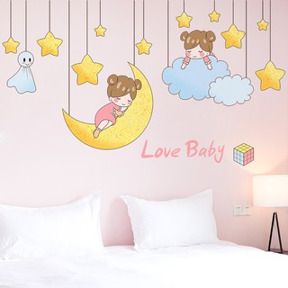  Lucu  liontin kartun stiker  dinding dekorasi kamar tidur  