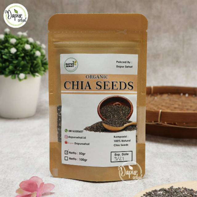 

ORGANIC CHIA SEED 50 gram (TERLARIS) / chia seed JSR