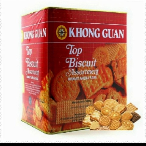 

Khong Guan Top Biscuit Assortment 1600gr biskuit kaleng aneka ragam enak murah berkualitas